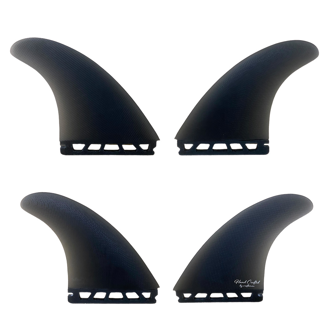 CRAFTSMAN FIN SS QUAD クアッドフィン FUTURES グラスファイバー VOLAN サーフィン（SMOKE）